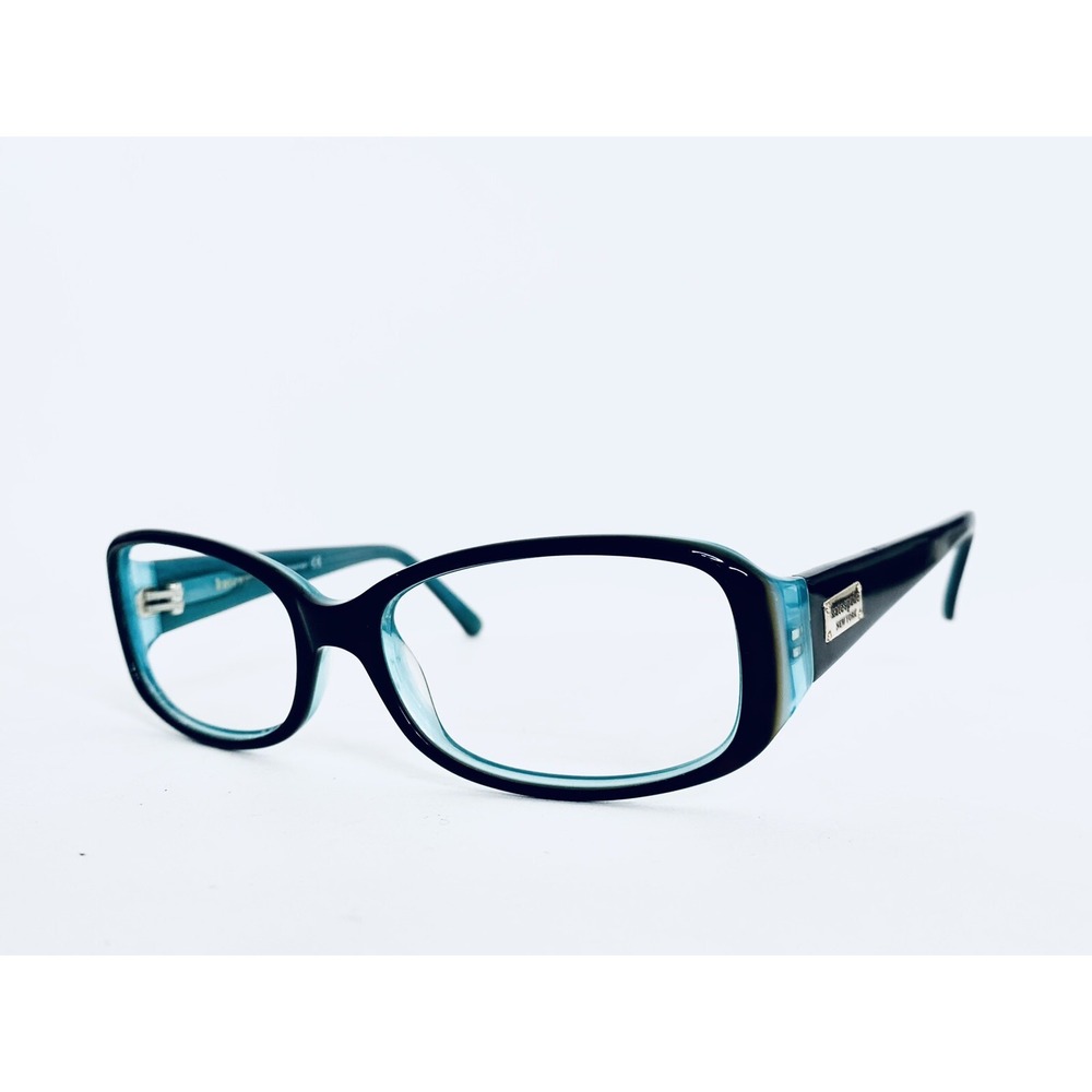 Kate Spade NY Black Oval Clear Teal Interior Glasses Paxton JEYP VW 53 16 130